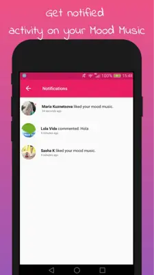 Mood Music - Feel/Share/Listen Musics on your mood android App screenshot 0