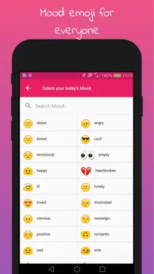 Mood Music - Feel/Share/Listen Musics on your mood android App screenshot 1